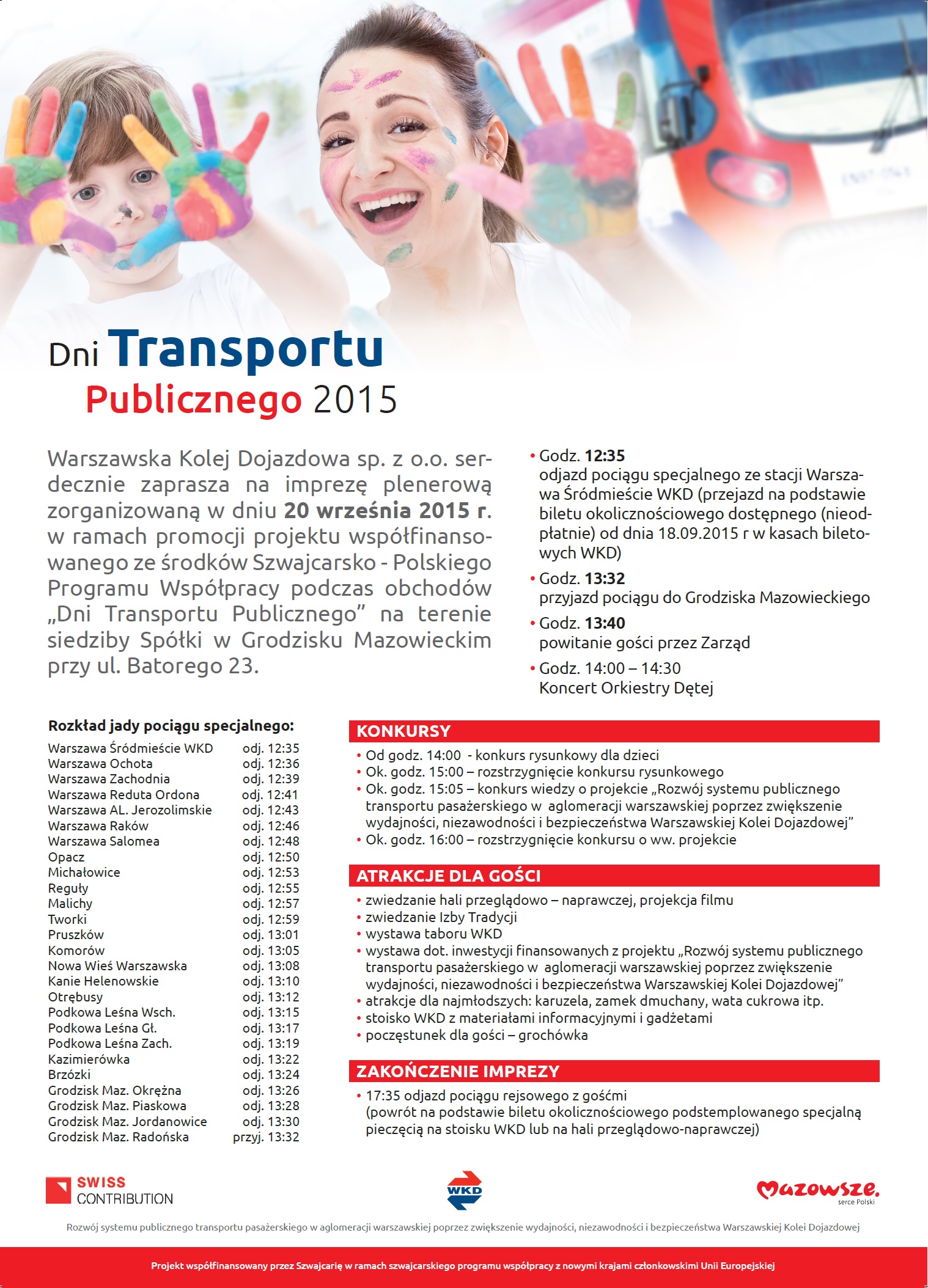 Plakat Dni Transportu Publicznego