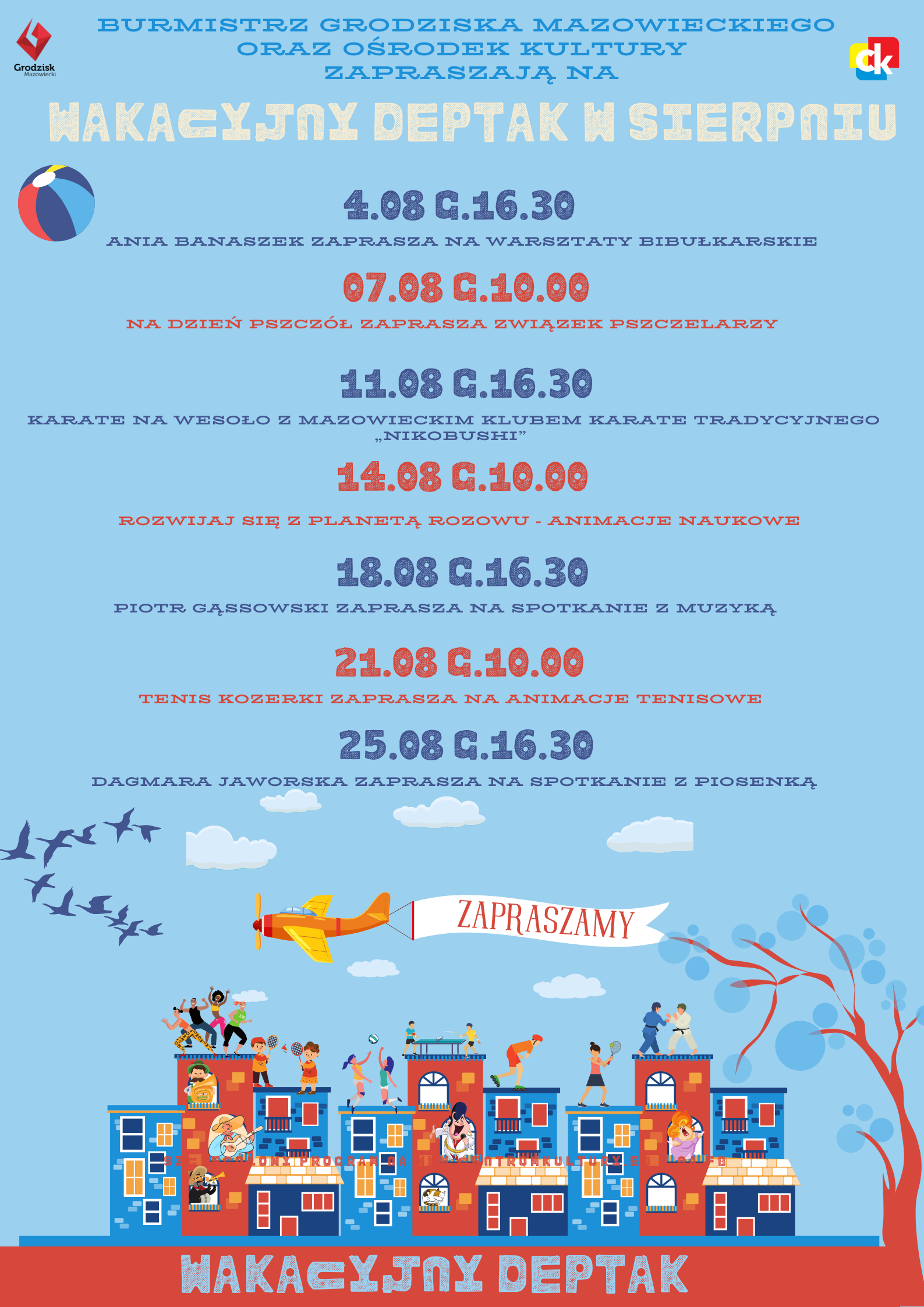 Grodzisk wakacyjny deptak - sierpień 002