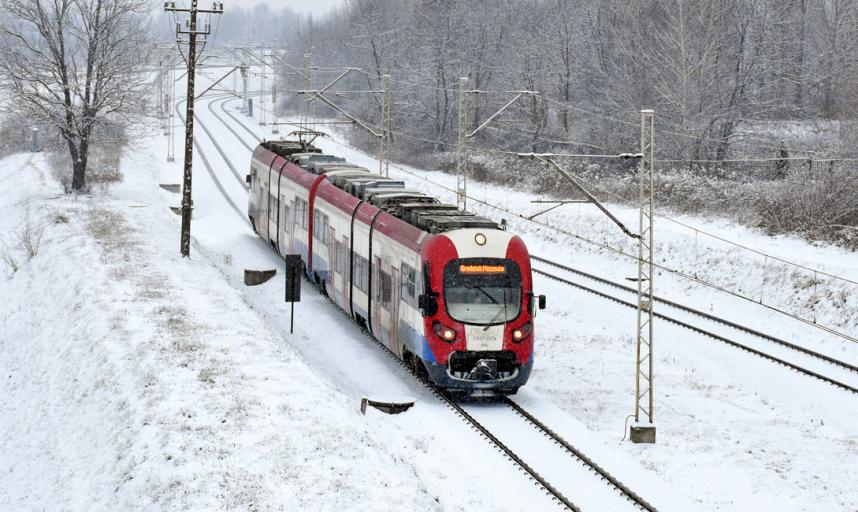 Pociąg WKD Pesa