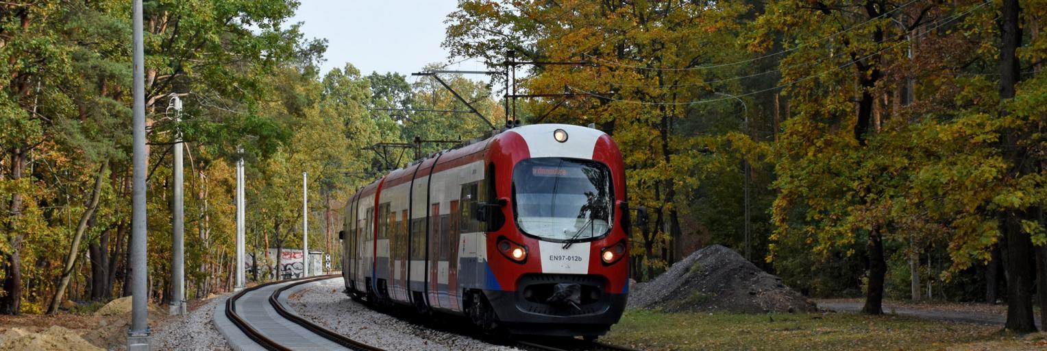 Pociąg WKD Pesa