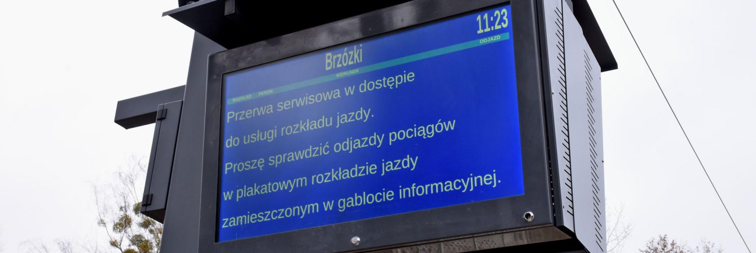 Monitor Systemu Informacji Pasażerskiej