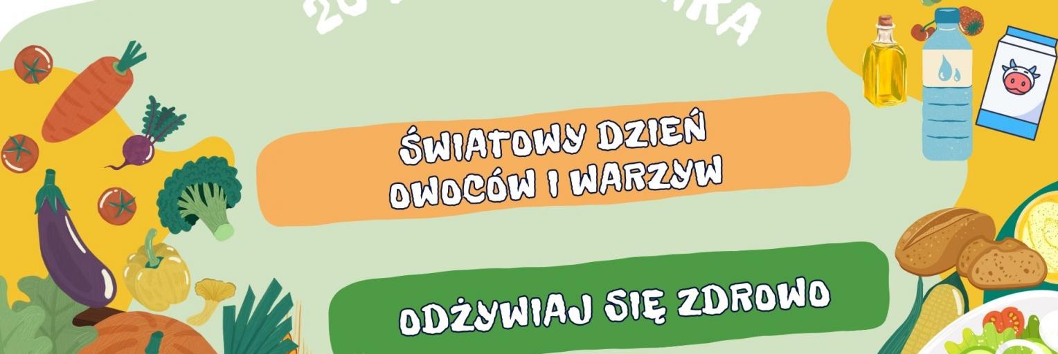 Plakat odżywiaj się zdrowo
