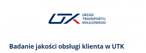 Badanie satysfakcji pasażerów kolei - UTK