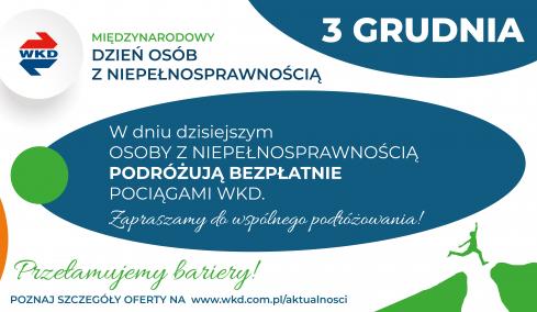 3 GRUDNIA - DZIEŃ OSÓB Z NIEPEŁNOSPRAWNOŚCIĄ