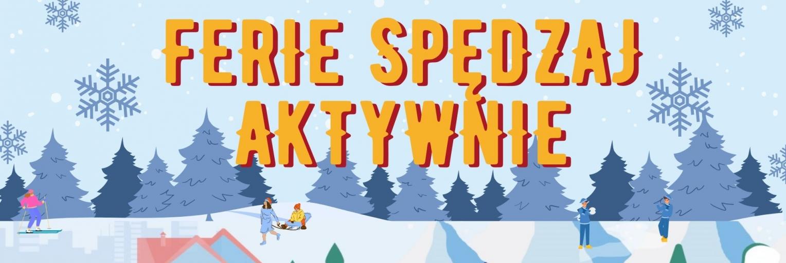 Aktywne ferie plakat