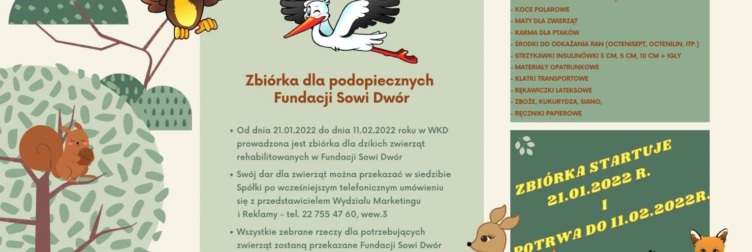 Zbiórka dla podopiecznych Sowi Dwór
