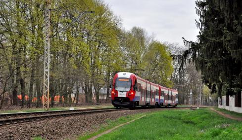 Przewozy pasażerów na linii WKD w pierwszym kwartale 2022 roku