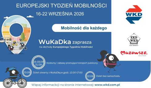 WuKaDka zaprasza na obchody Europejskiego Tygodnia Mobilności