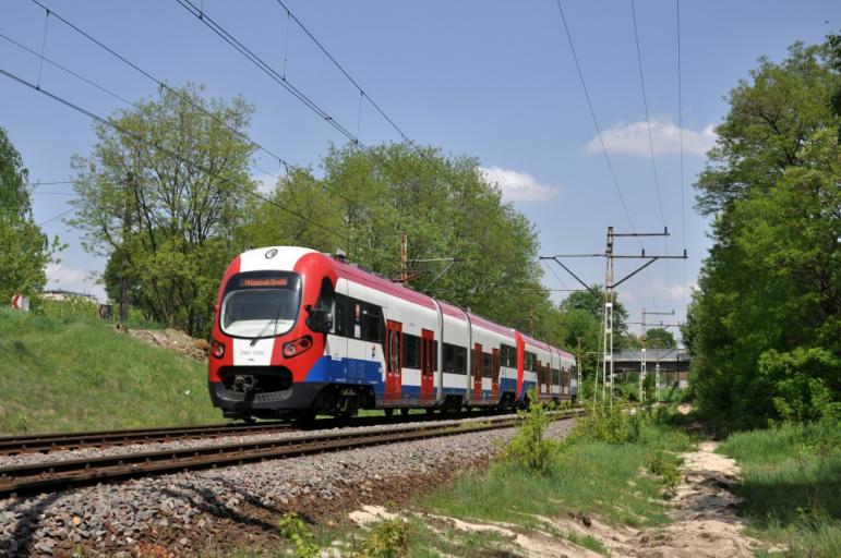 Pociąg WKD Pesa