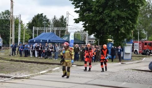Wybuch, wykolejony pociąg i dziesiątki ratowników w akcji. Służby sprawdziły gotowość podczas wspólnych ćwiczeń 
