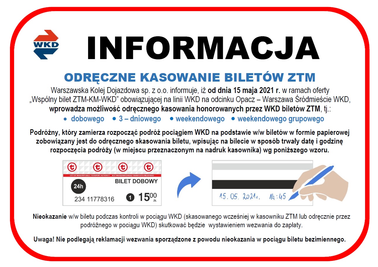 ztm kasowanie biletów